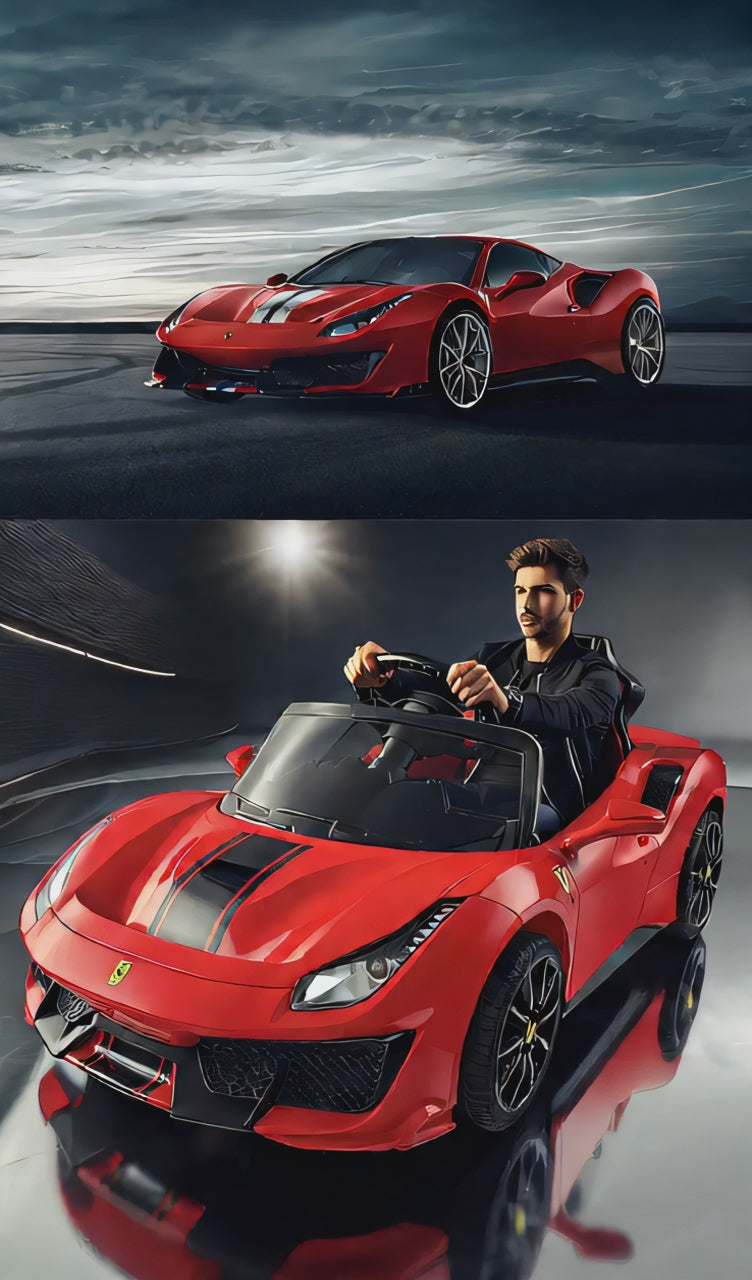 Ferrari 488 Pista Spider Ride-on Car